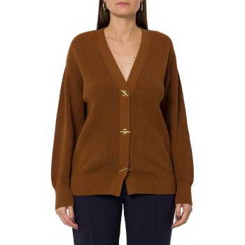 Cardigan in maglia con bottoni gioiello Elisabetta Franchi