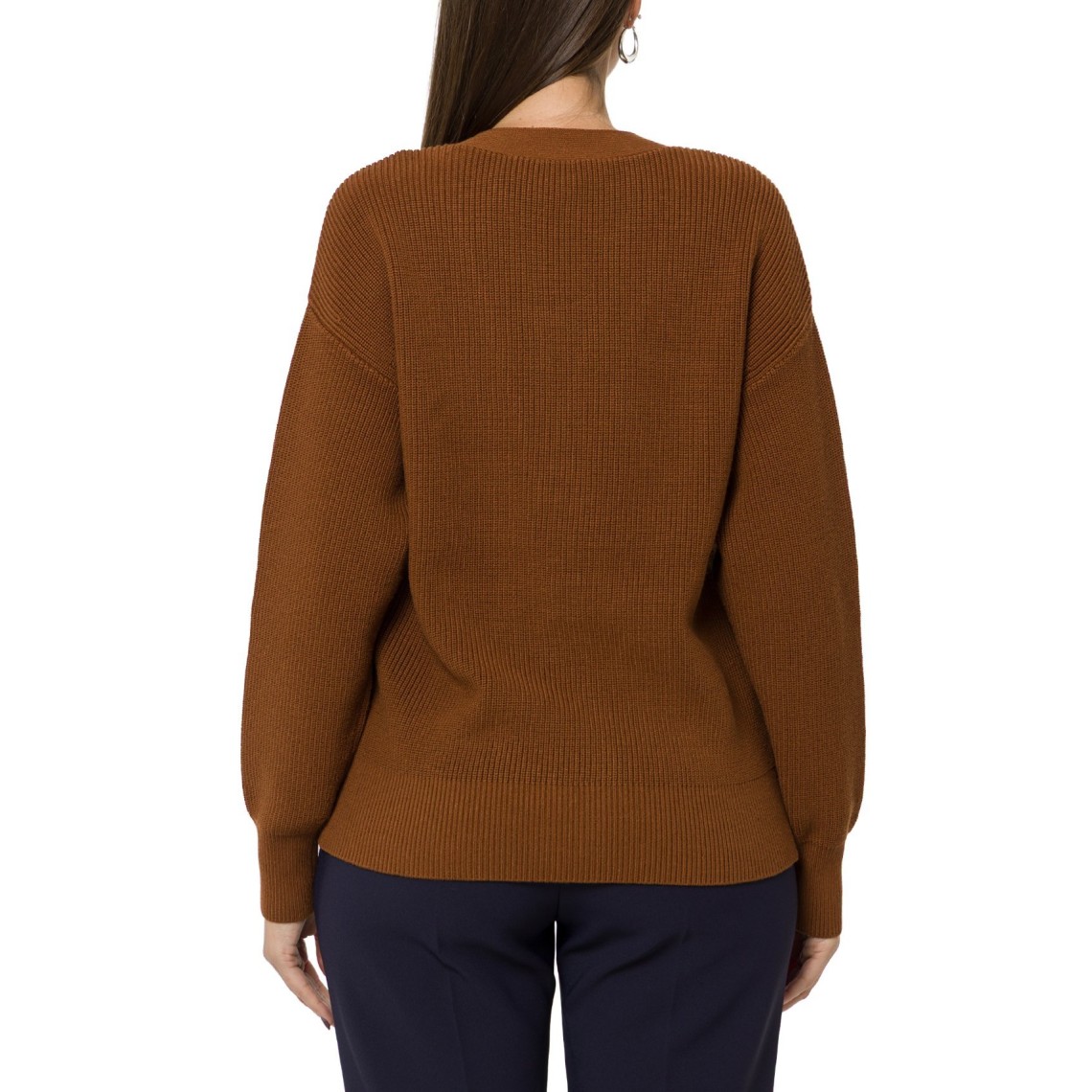 Cardigan in maglia con bottoni gioiello Elisabetta Franchi