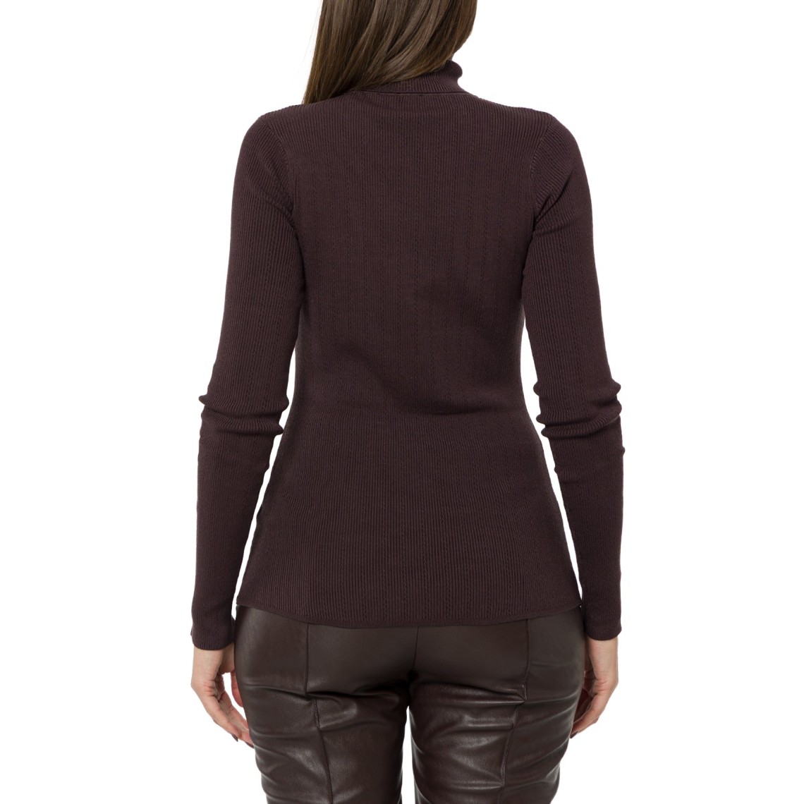 Dolcevita in maglia con ricami à jour Elisabetta Franchi