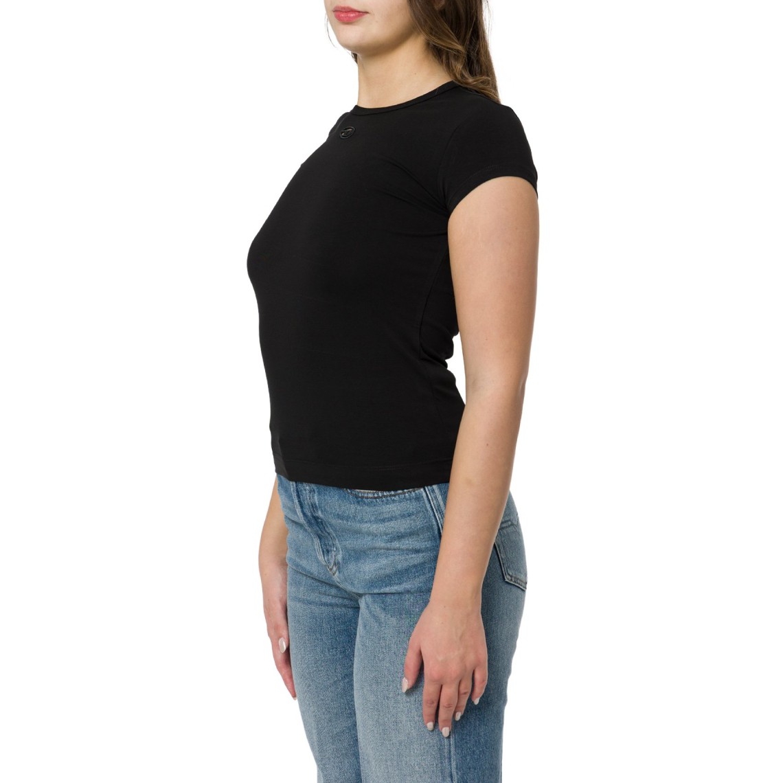 T-shirt con piccolo cut-out ricamato T-Angie-Od Diesel