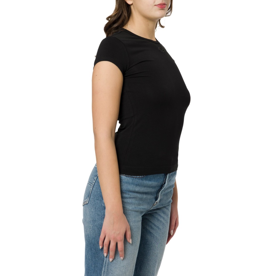 T-shirt con piccolo cut-out ricamato T-Angie-Od Diesel