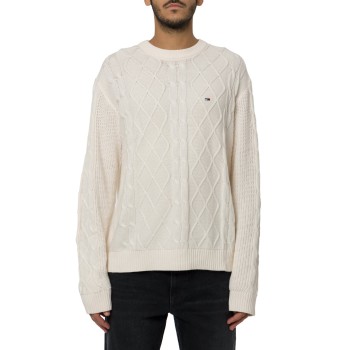 Pullover in maglia intrecciata Tommy Jeans