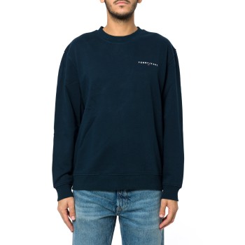 Felpa girocollo con logo ricamato Tommy Jeans