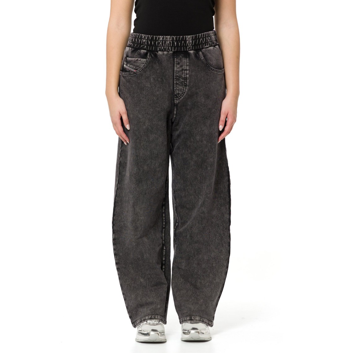 Pantaloni da tuta effetto denim P-Stunky Diesel