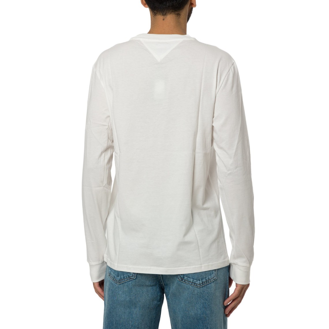 T-shirt slim fit a maniche lunghe con logo Tommy Jeans