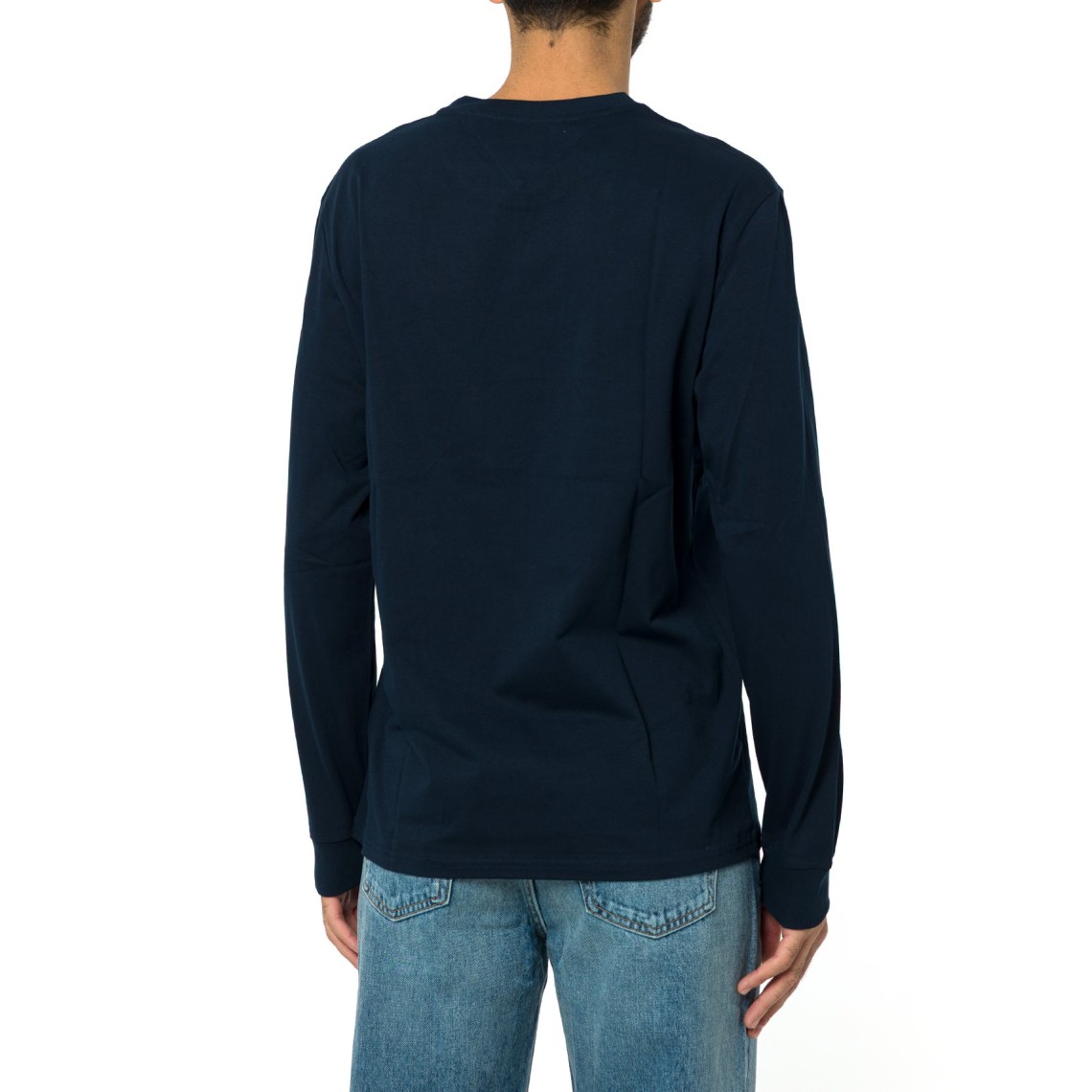 T-shirt slim fit a maniche lunghe con logo Tommy Jeans