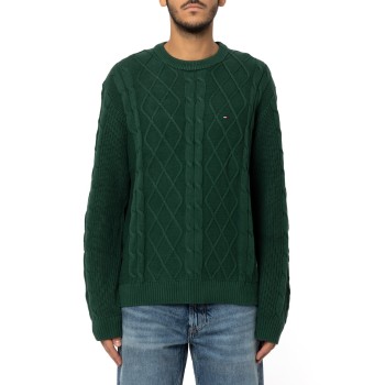 Pullover in maglia intrecciata Tommy Jeans
