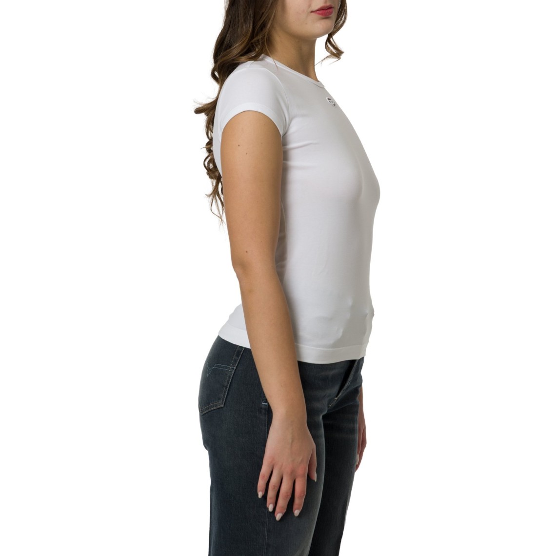 T-shirt con piccolo cut-out ricamato T-Angie-Od Diesel