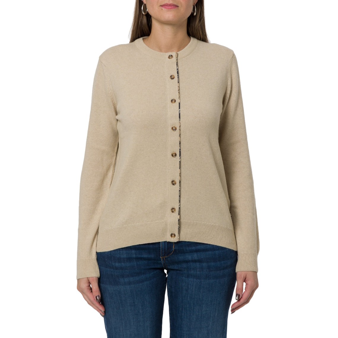 Cardigan Pendle in misto lana Barbour