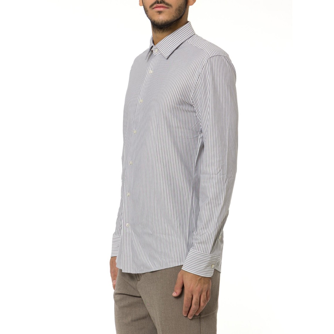 Camicia a righe Boss