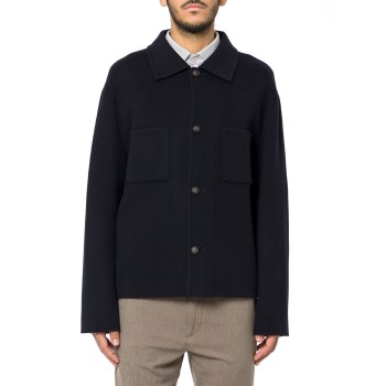 Overshirt relaxed fit Boss in misto lana