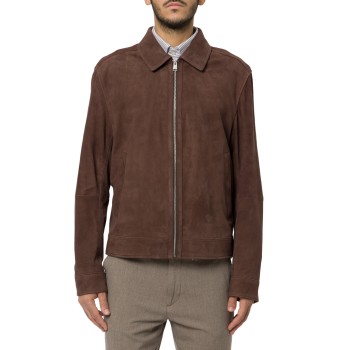Giubbino Boss in pelle scamosciata