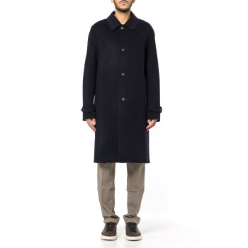 Cappotto relaxed fit Boss in misto lana