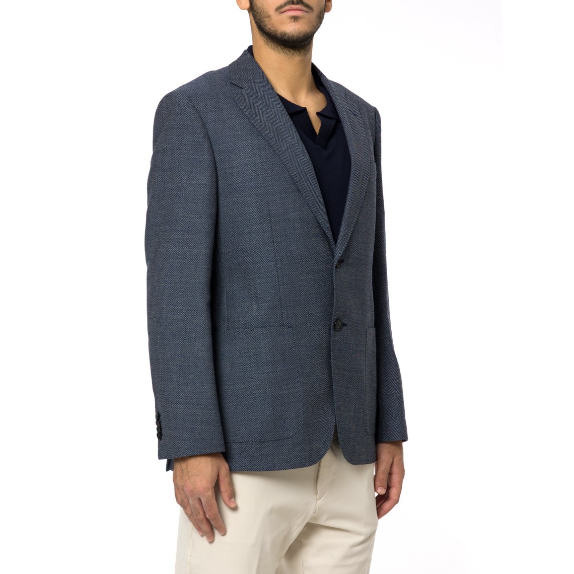 Giacca monopetto Janson Boss in misto cotone