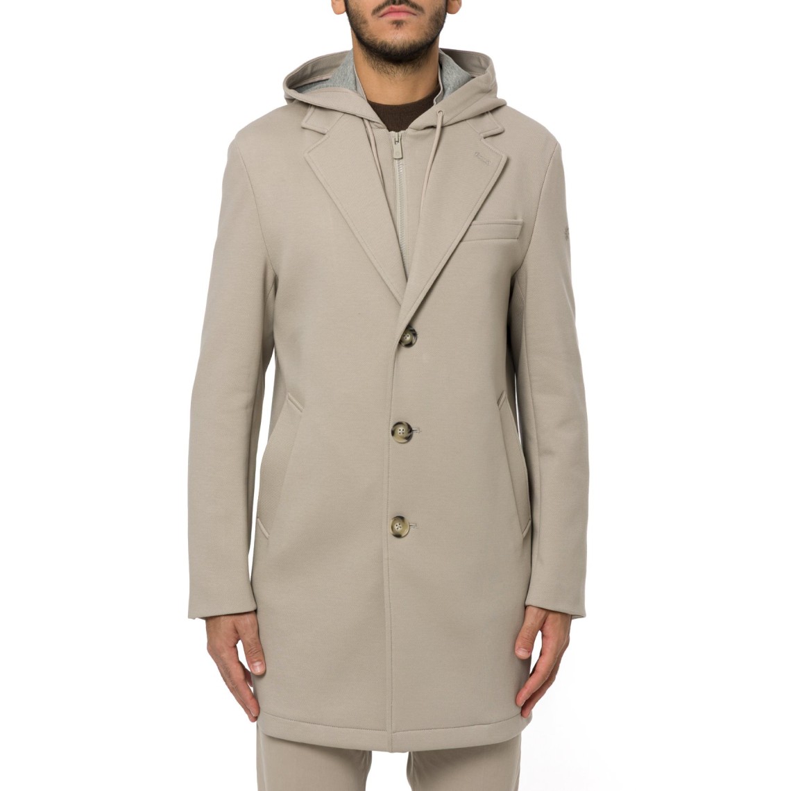Cappotto con cappuccio e pettorina Manuel Ritz