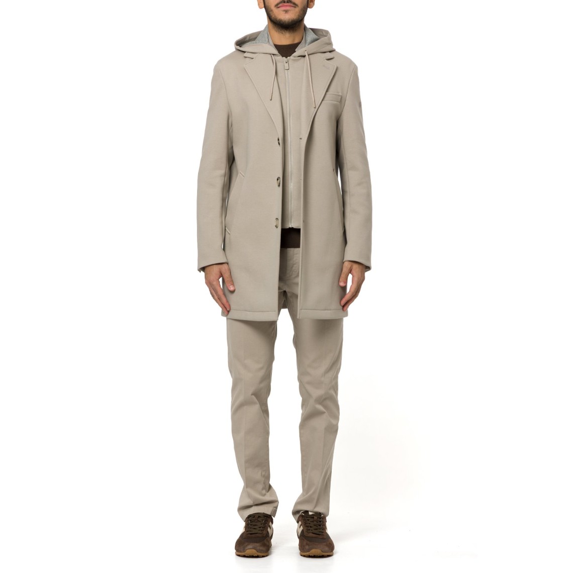 Cappotto con cappuccio e pettorina Manuel Ritz