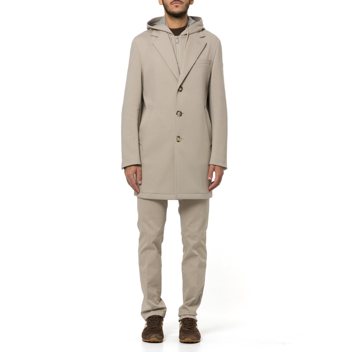 Cappotto con cappuccio e pettorina Manuel Ritz