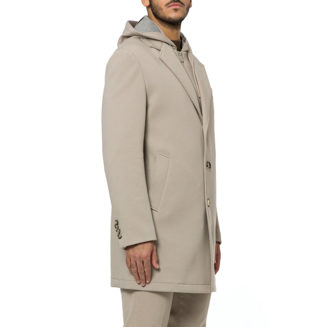 Cappotto con cappuccio e pettorina Manuel Ritz