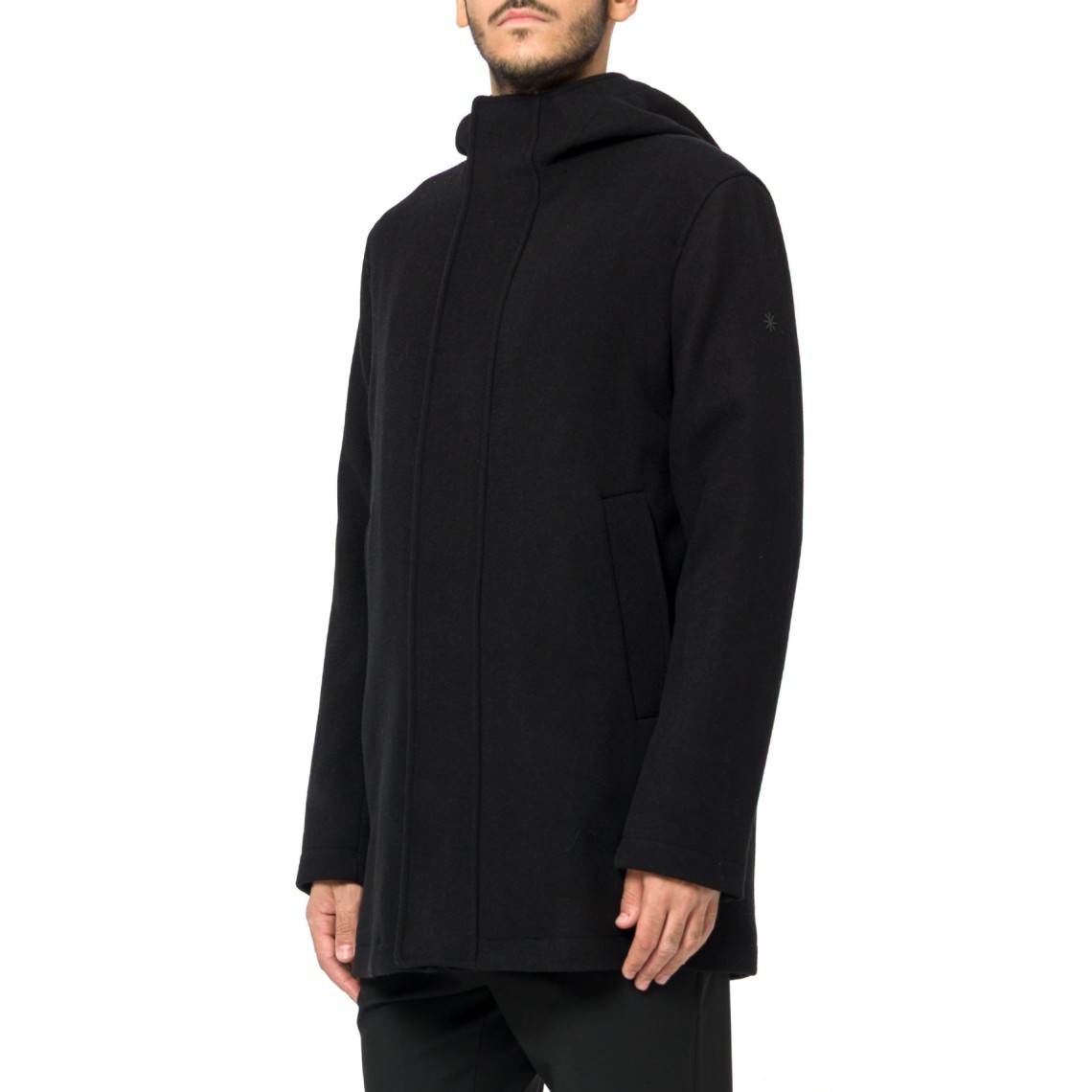 Parka in panno misto lana Manuel Ritz