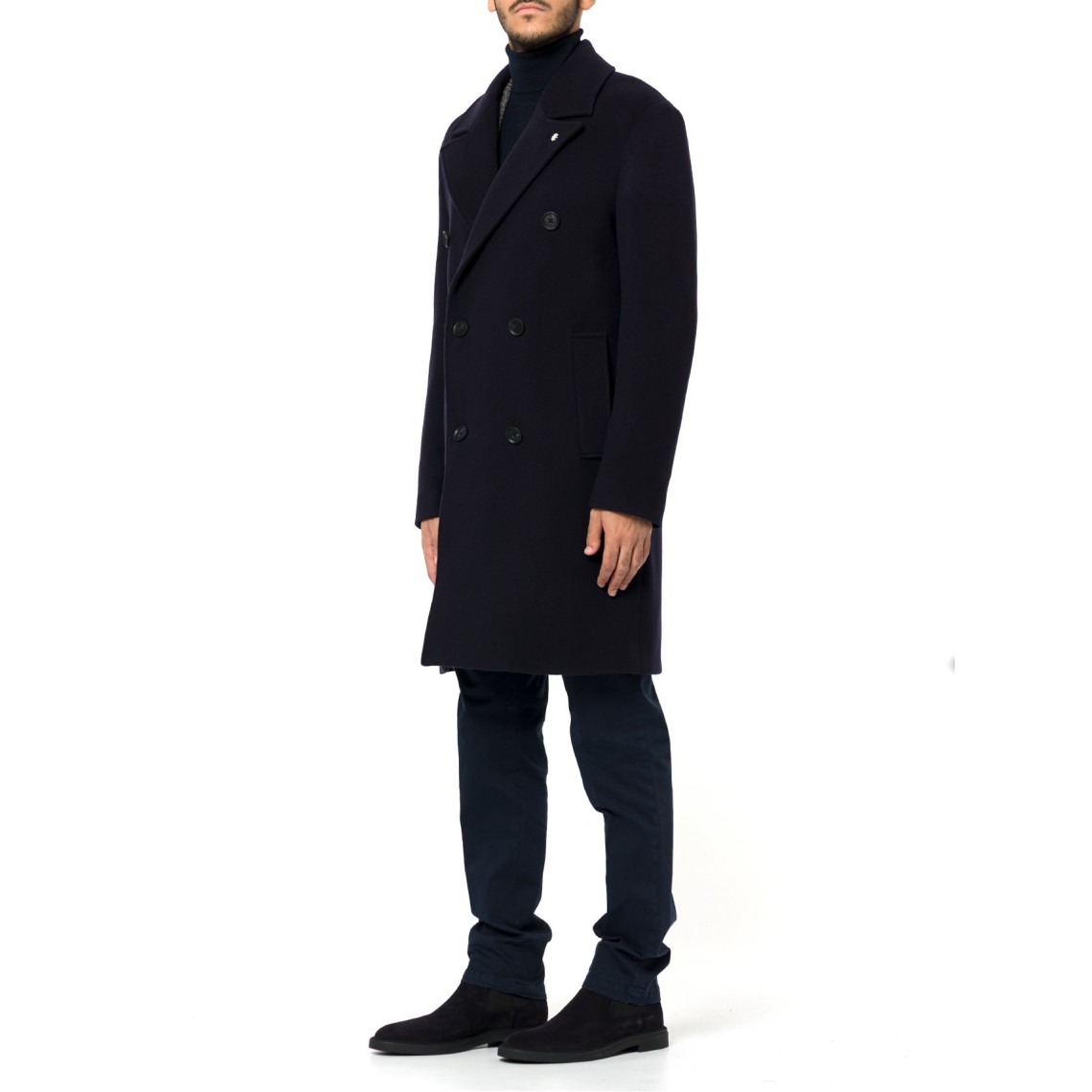 Cappotto doppiopetto in misto lana Manuel Ritz