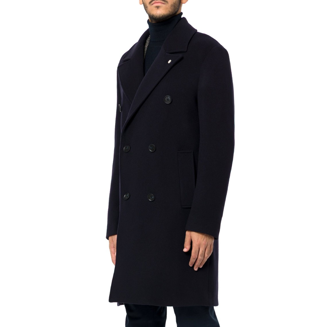 Cappotto doppiopetto in misto lana Manuel Ritz