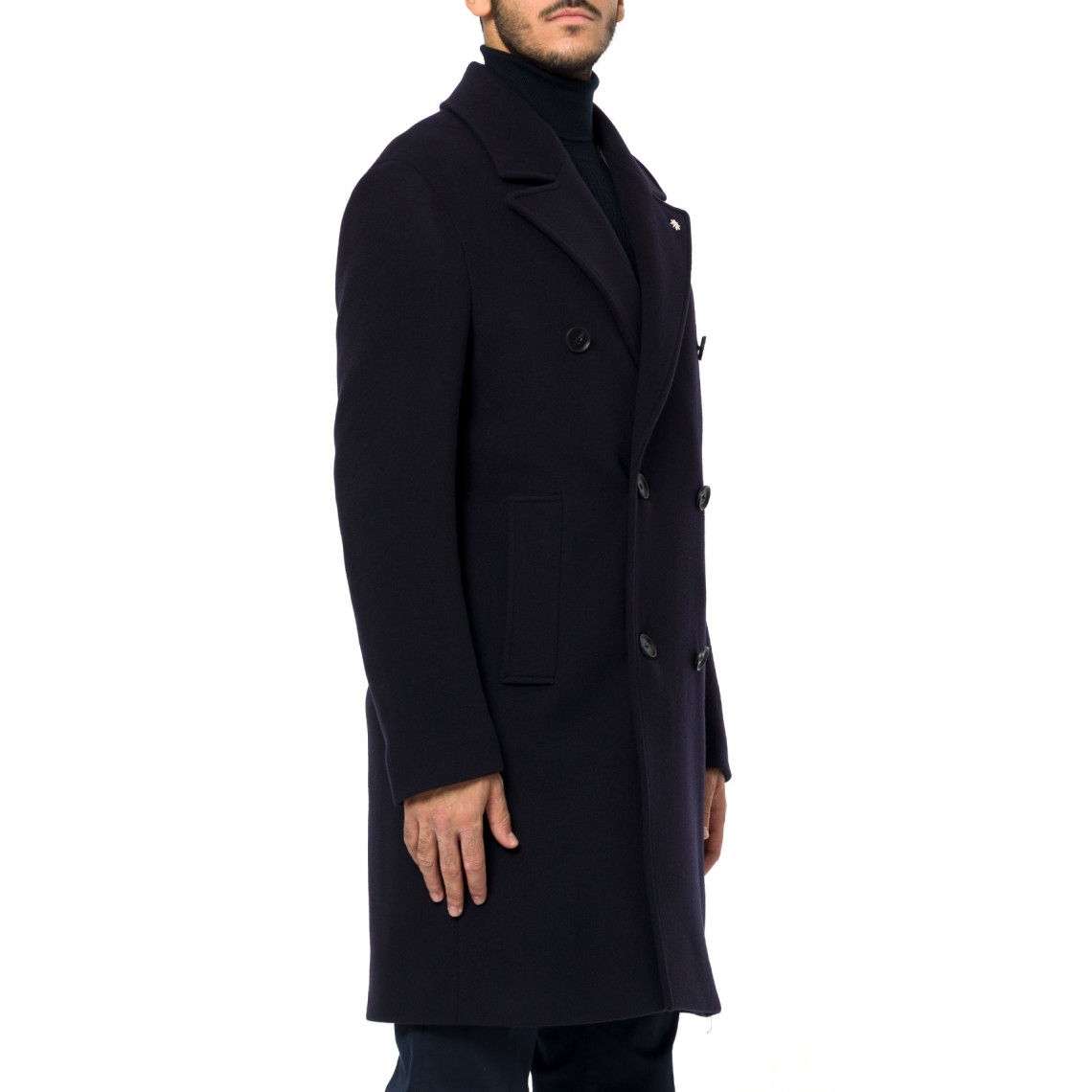 Cappotto doppiopetto in misto lana Manuel Ritz