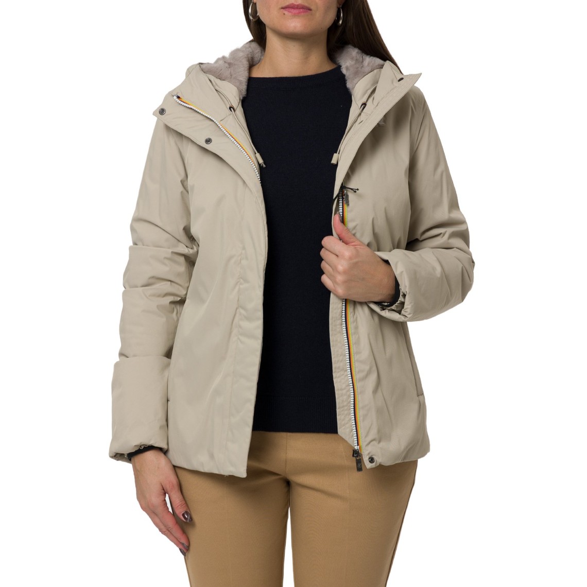 Giubbotto Lil Twill Soft Beaver K-way