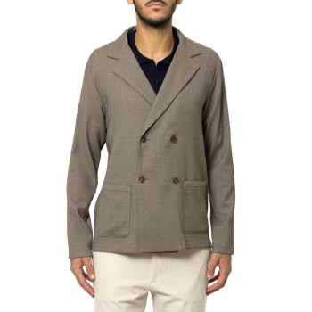 Giacca doppiopetto relaxed fit Boss