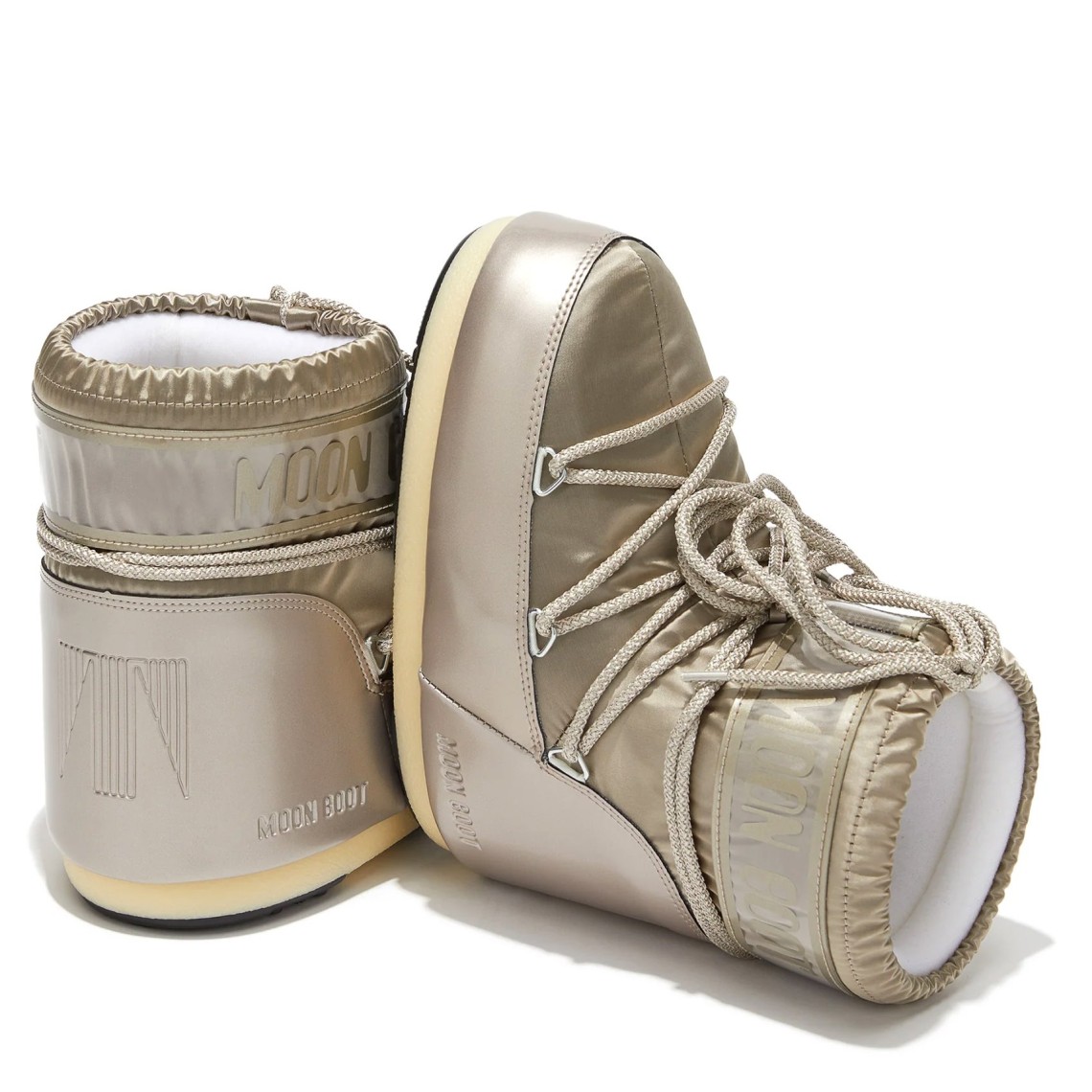 Stivali Icon Low Glance Moon Boot in raso