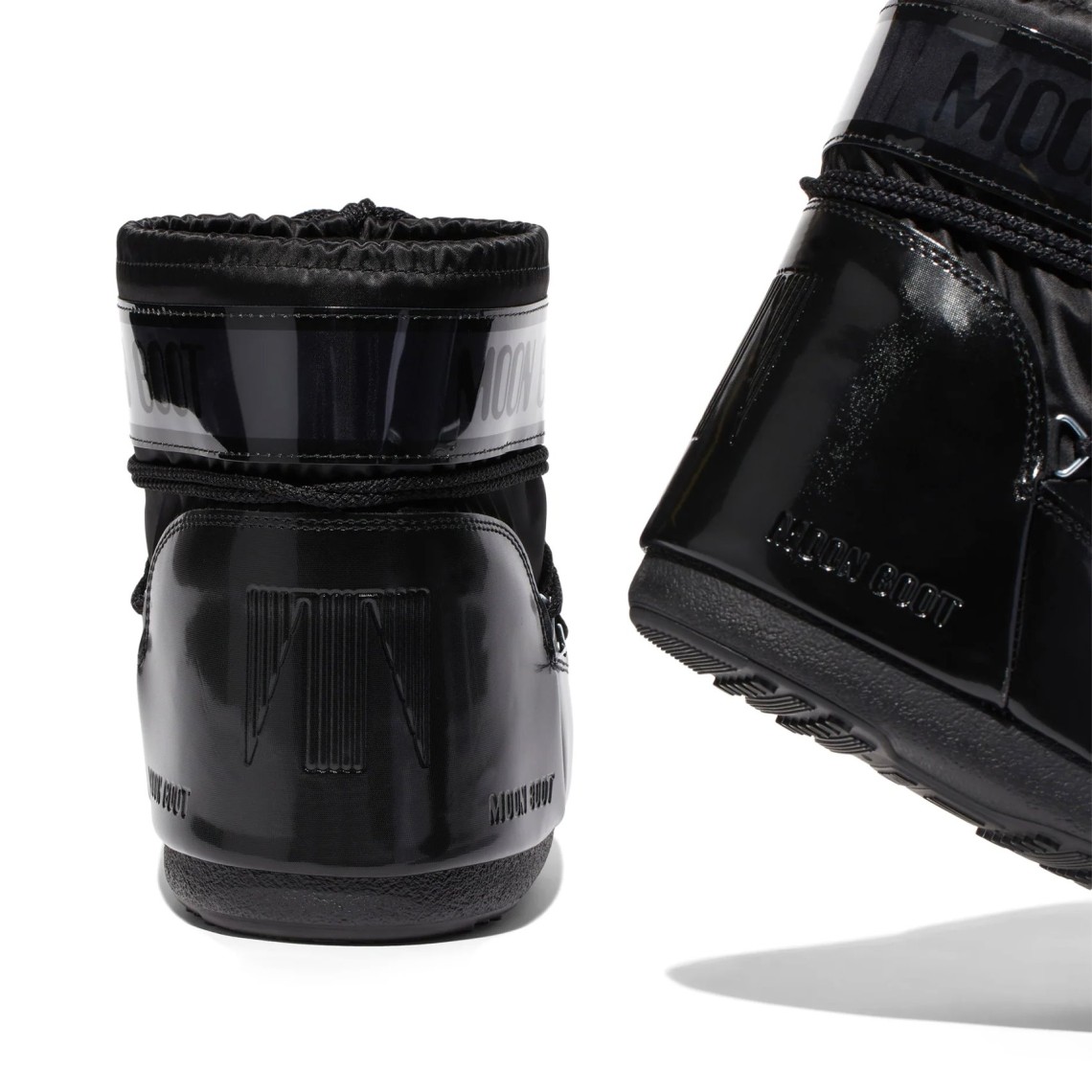 Stivali Icon Low Glance Moon Boot in raso