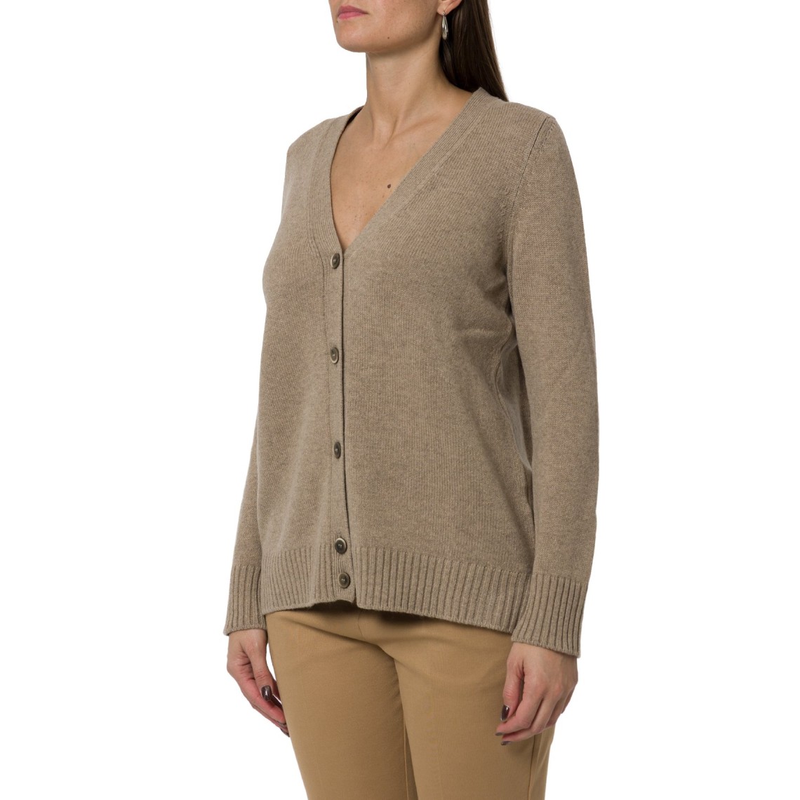 Cardigan con scollo a V Gran Sasso