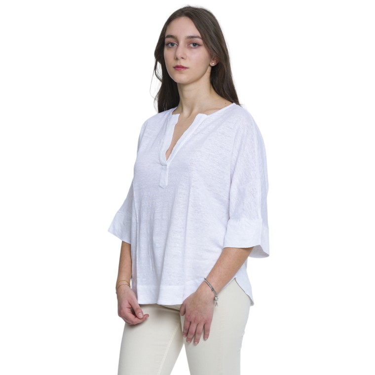 Blusa in lino Gran Sasso 