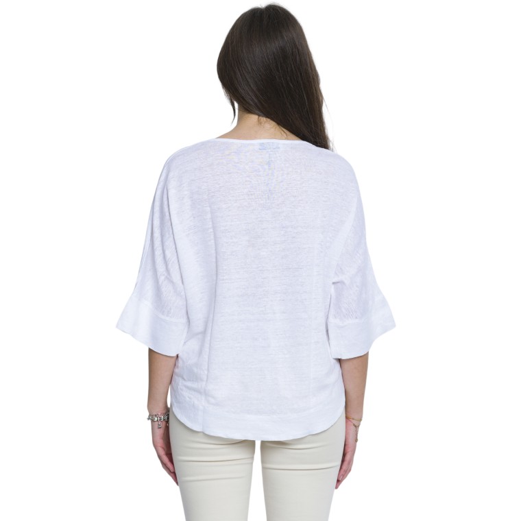 Blusa in lino Gran Sasso 