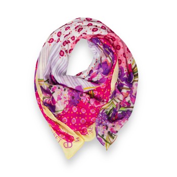 Foulard Twinset con stampa floreale