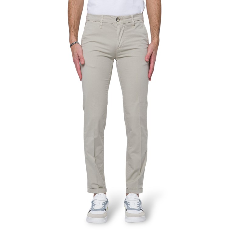 Pantaloni chino mucha con risvolto Re-Hash