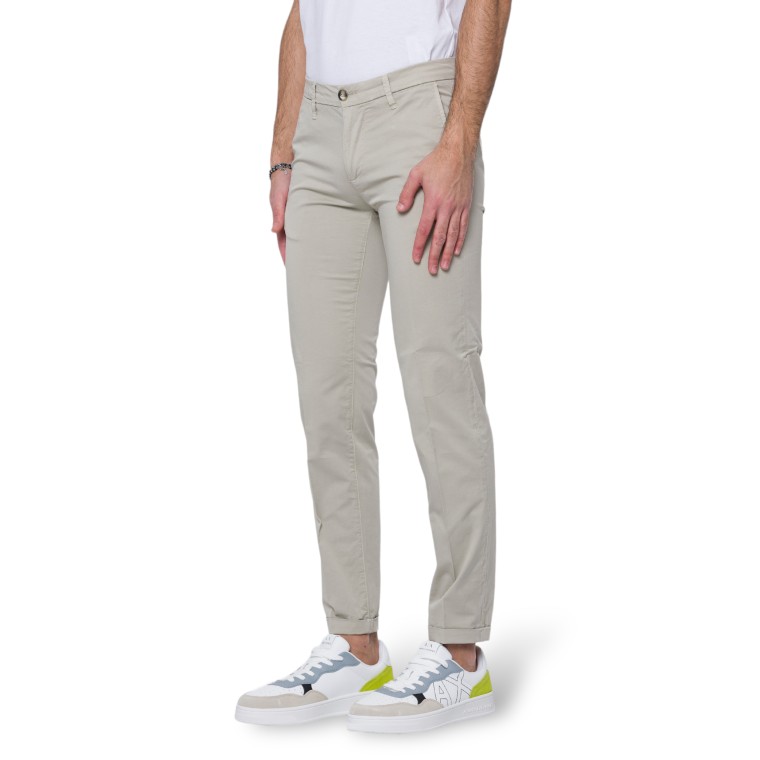 Pantaloni chino mucha con risvolto Re-Hash