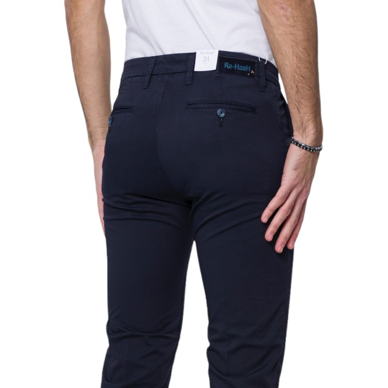 Pantaloni chino Mucha con risvolto Re-Hash