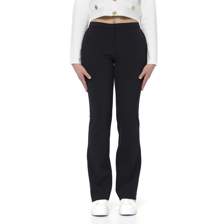 Pantaloni crêpe tecnico stretch Pinko