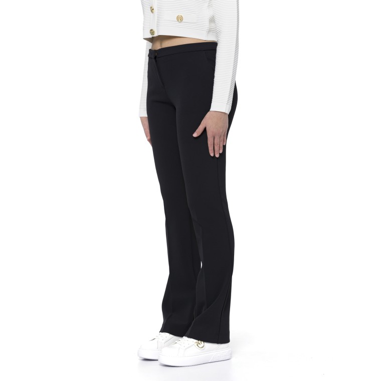 Pantaloni crêpe tecnico stretch Pinko