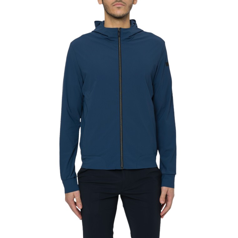 Felpa full zip con cappuccio RRD