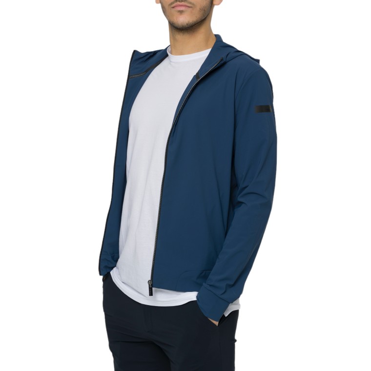 Felpa full zip con cappuccio RRD