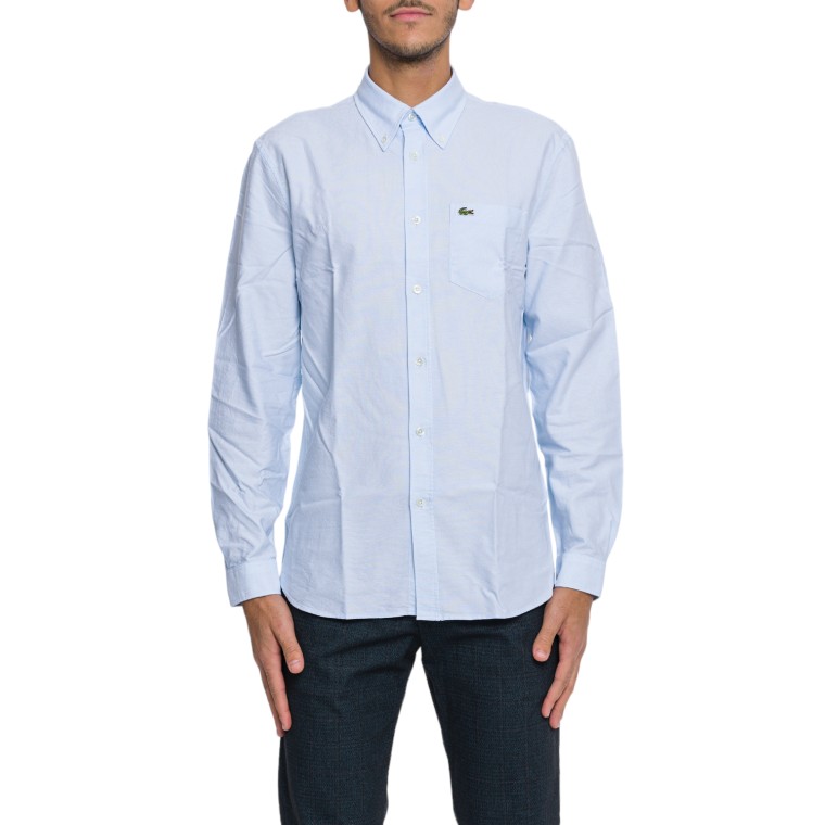 Camicia Oxford Lacoste a maniche lunghe