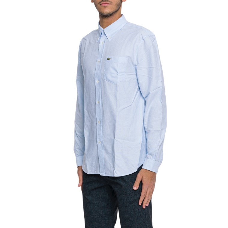 Camicia Oxford Lacoste a maniche lunghe