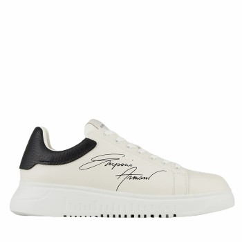 Sneakers in pelle Emporio Armani con logo