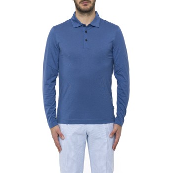 Polo Boss slim fit maniche lunghe