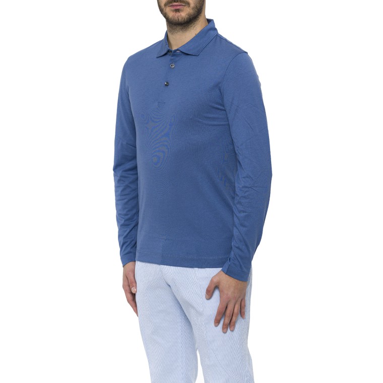 Polo Boss slim fit maniche lunghe