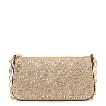 Borsa Michael Kors in suede con strass all-over