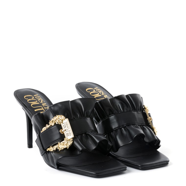 Mules Versace Jeans Couture in pelle sintetica