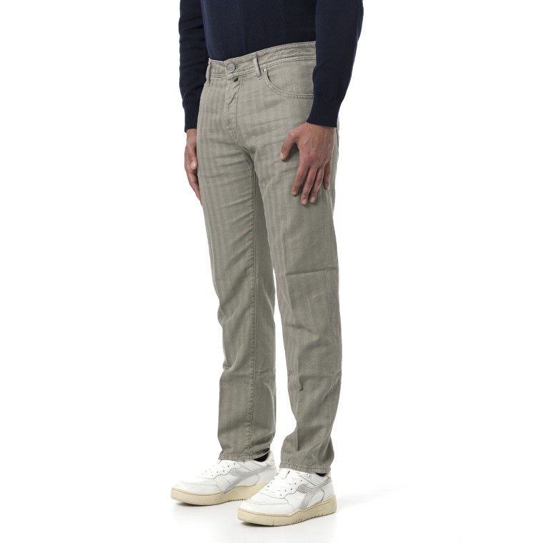 Pantaloni Scott in cotone e lino Jacob Cohen