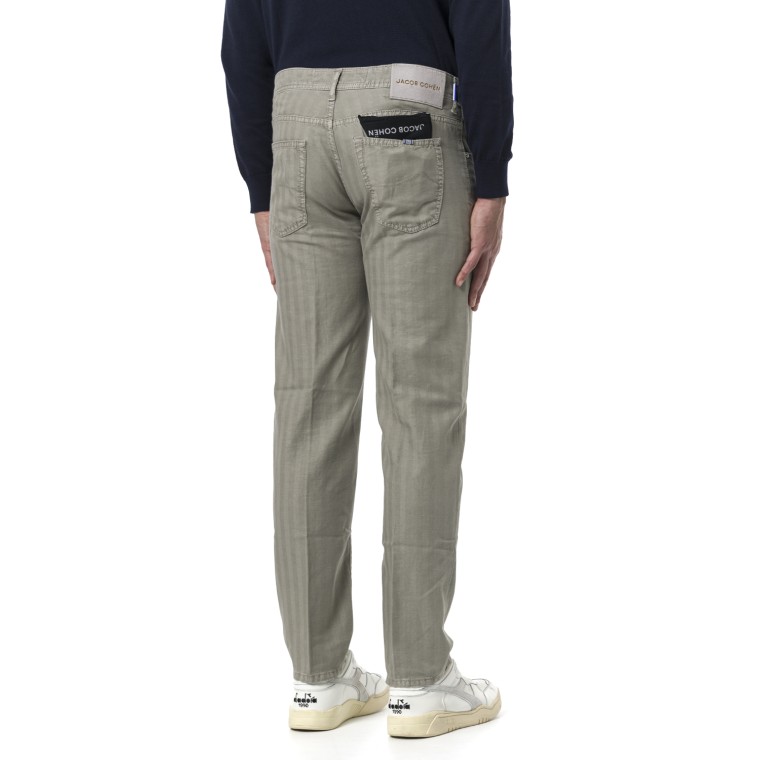 Pantaloni Scott in cotone e lino Jacob Cohen